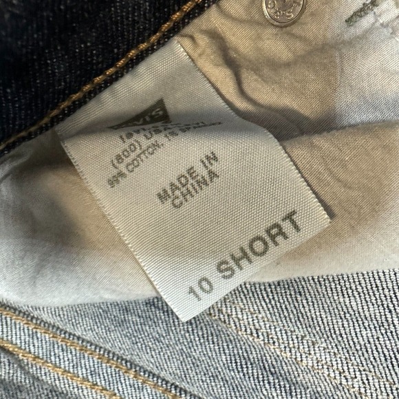 Levis 512 Bootcut Jeans 10 S Perfectly Slimming 28x28 Stretch Denim Mid Rise - Picture 11 of 11